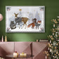 Cozy Christmas Collection A - Framed Gallery Wrapped Canvas in Floating Frame