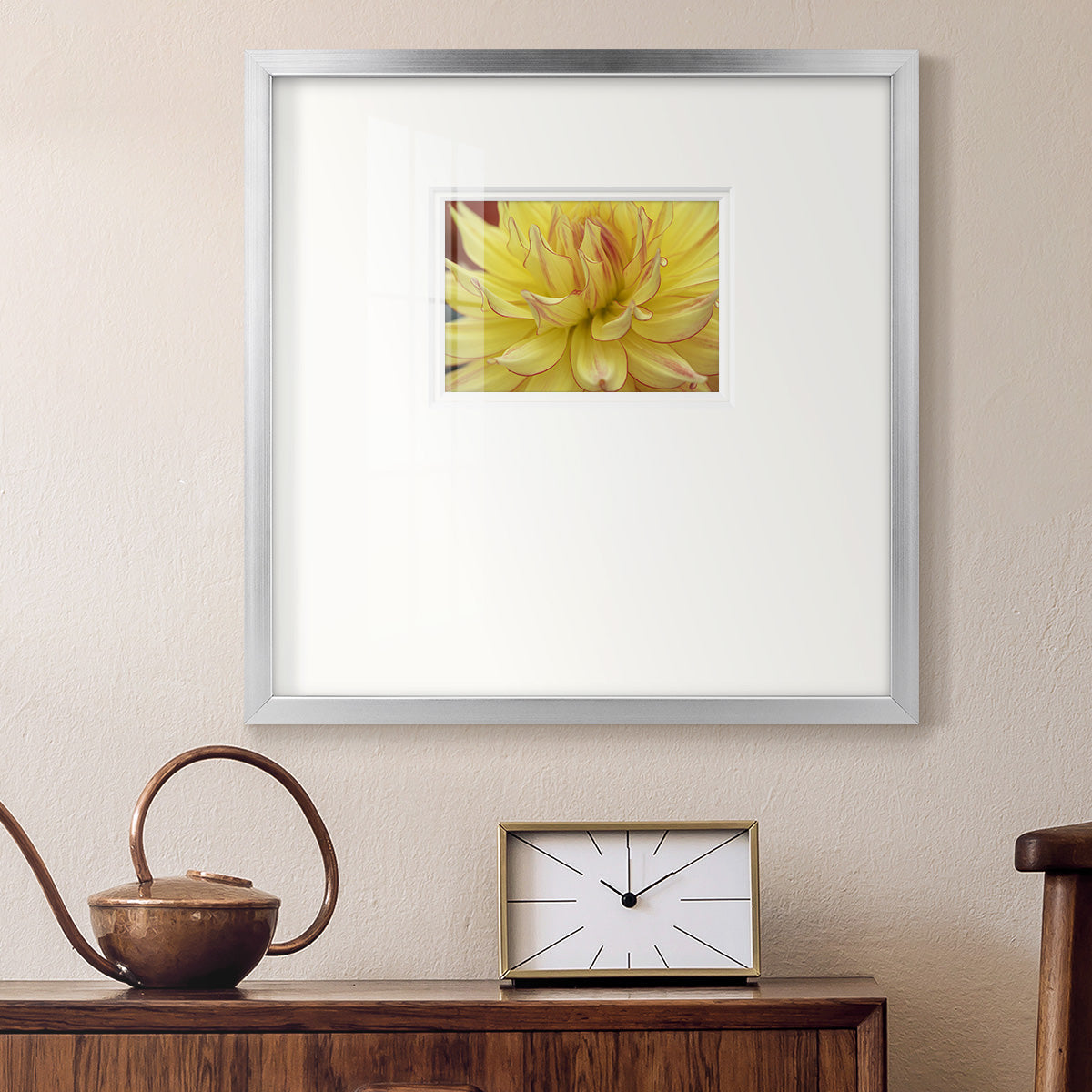 Blooms I Premium Framed Print Double Matboard