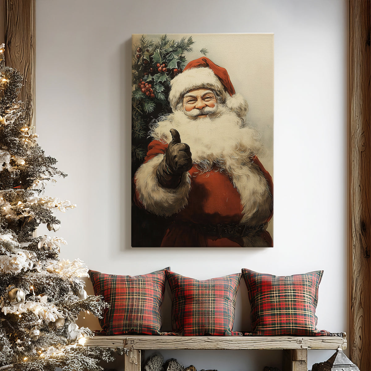 Candlelit Carol - Canvas Art Print