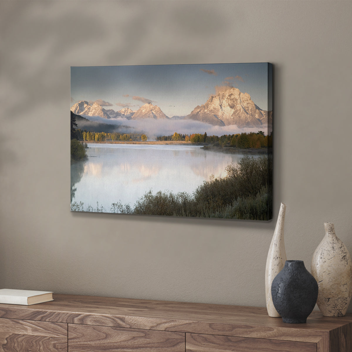 Snake River Fog - Canvas Art Print