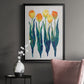 Tulips in a Row I - Modern Framed Canvas Print