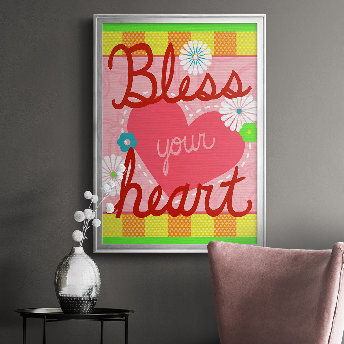 Southern Sayings I - Modern Framed Canvas Print