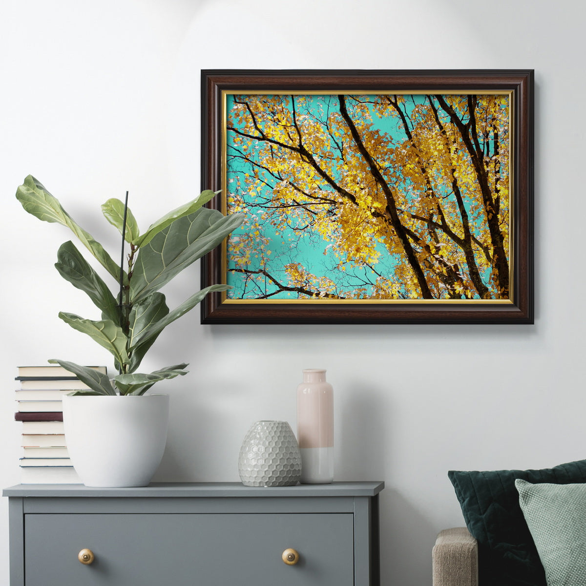 Autumn Tapestry IV Premium Framed Canvas- Ready to Hang