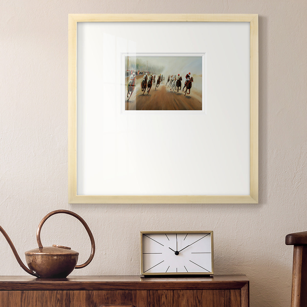 Around the Corner Premium Framed Print Double Matboard