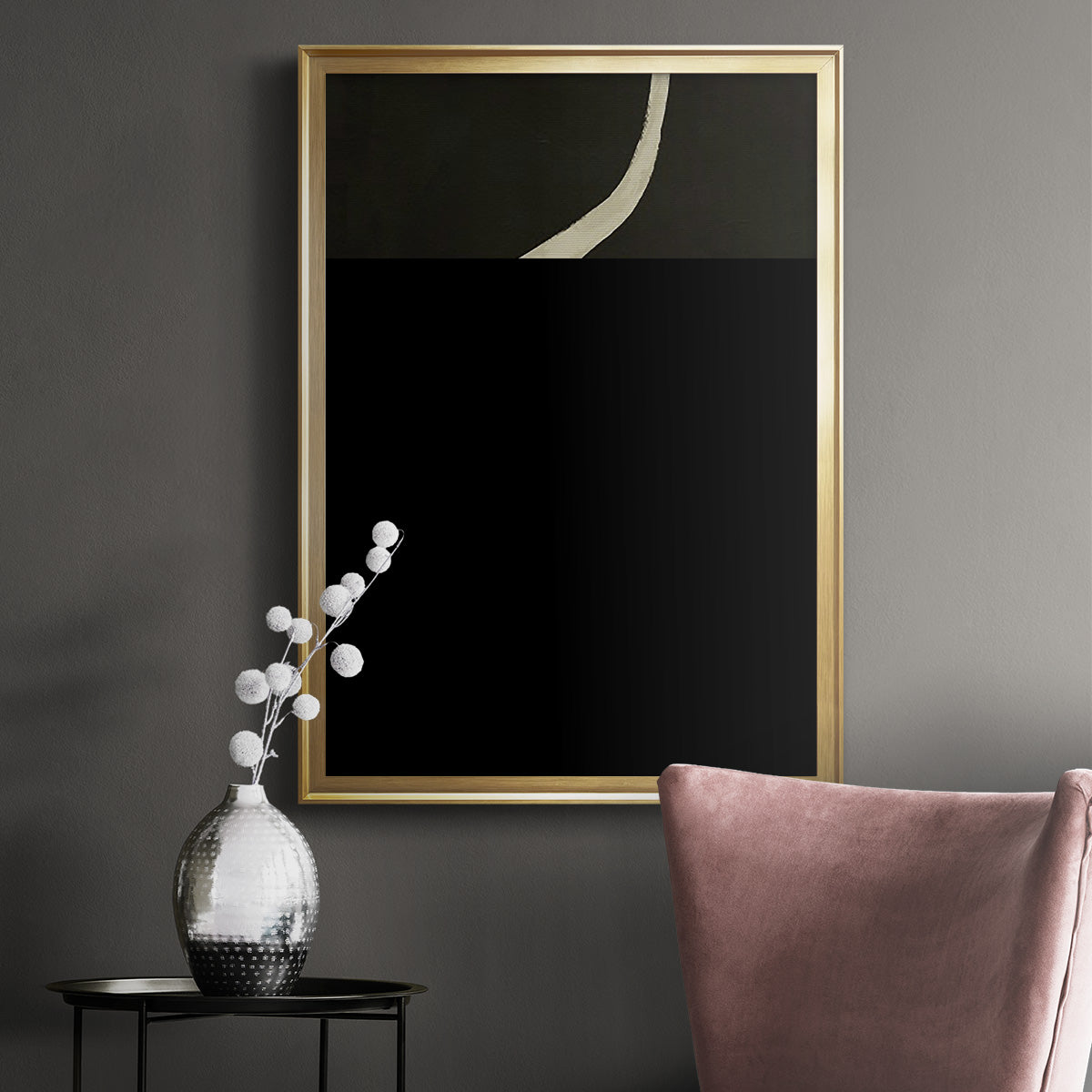 Neutral Spring I - Modern Framed Canvas Print