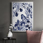 Indigo Song II - Modern Framed Canvas Print