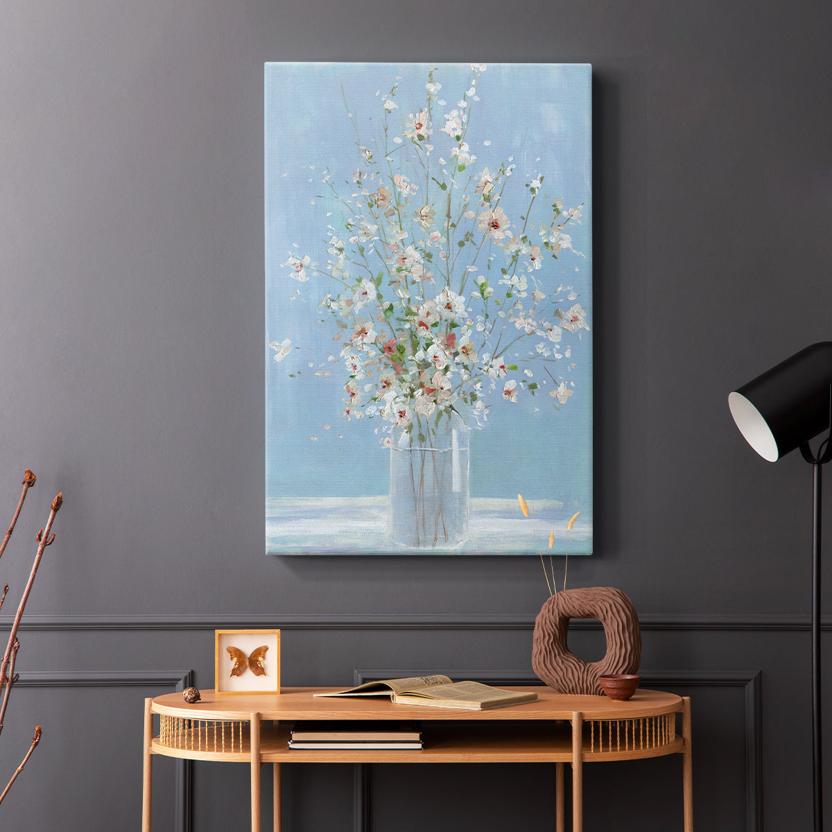 Cherry Blossom Arrangement - Canvas Art Print