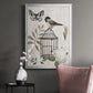 Vintage Menagerie II - Modern Framed Canvas Print