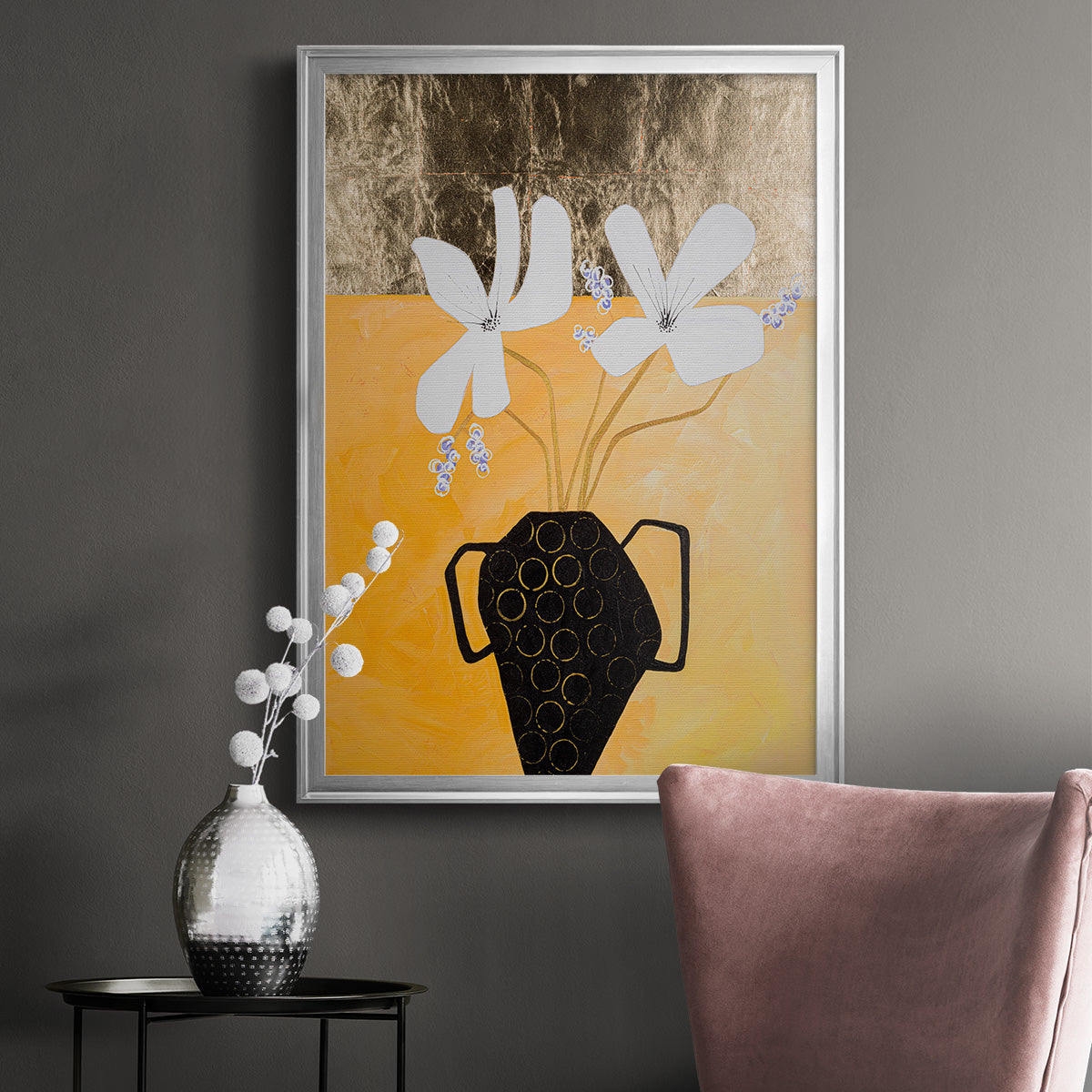 Enjoying the Company We Keep II - Modern Framed Canvas Print