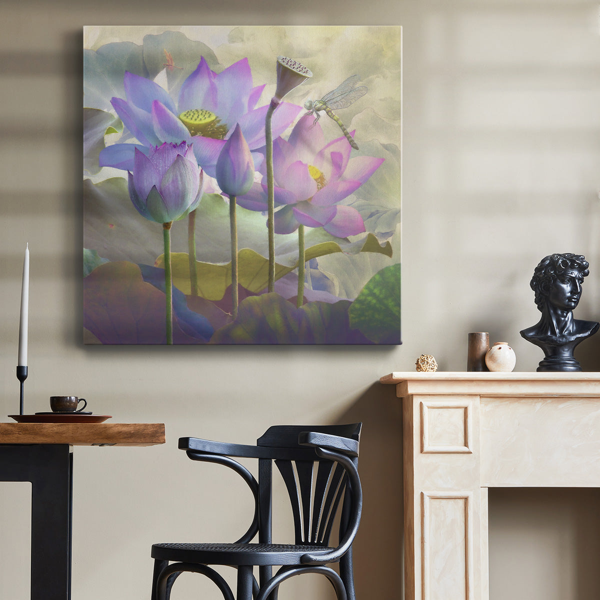 Lotus Sanctuary I - Canvas Art Print