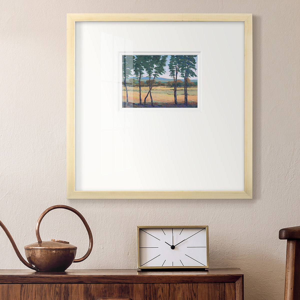 Still Morning I Premium Framed Print Double Matboard