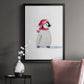 Penguin Play I - Modern Framed Canvas Print