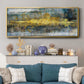 Frequency - Floater Framed Canvas Print