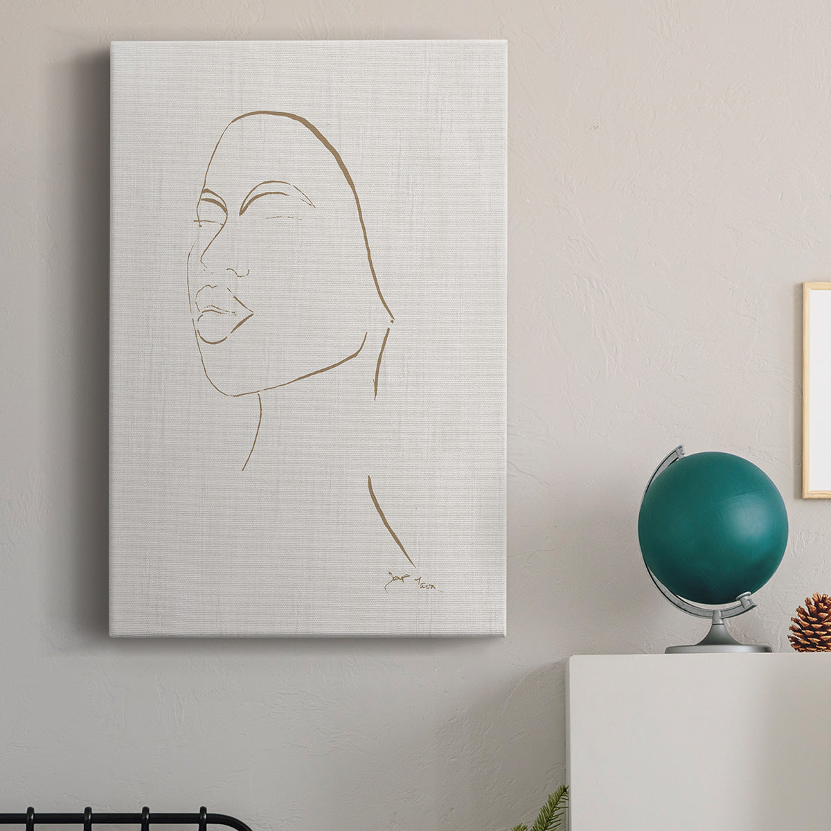 Portrait Sketch II Premium Gallery Wrapped Canvas - Ready to Hang