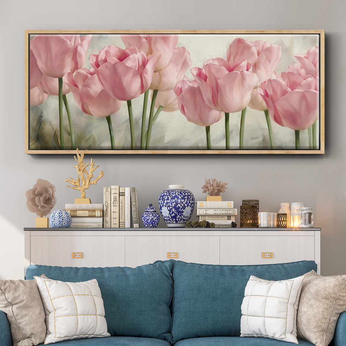 Nature Inspired II - Floater Framed Canvas Print