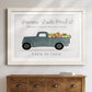 Fresh Sunflowers Truck - Barnwood Framed Art Print