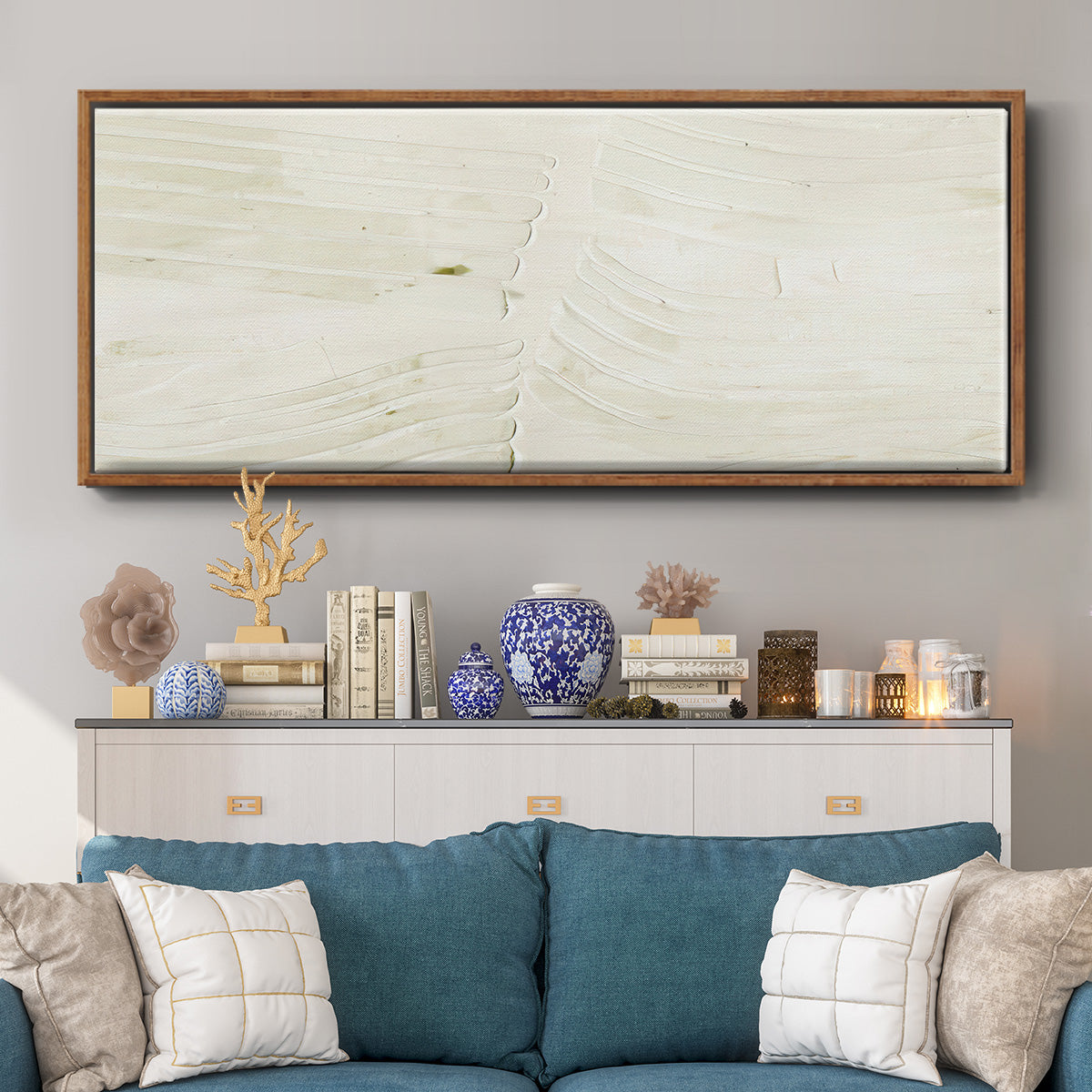 Roll Crossing I - Floater Framed Canvas Print