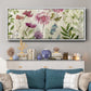 Meadow Flowers II - Floater Framed Canvas Print