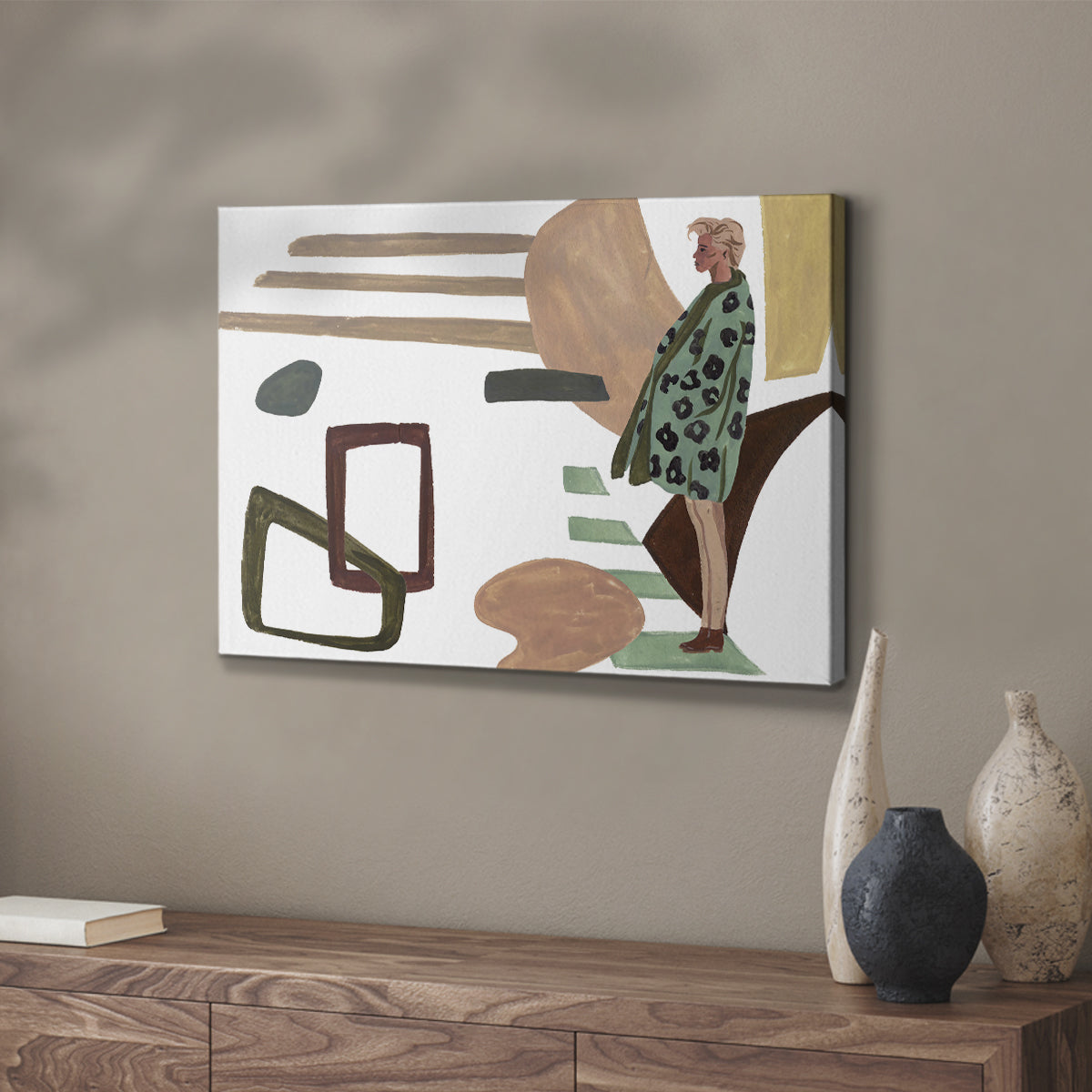 Vintage Vibes V - Canvas Art Print