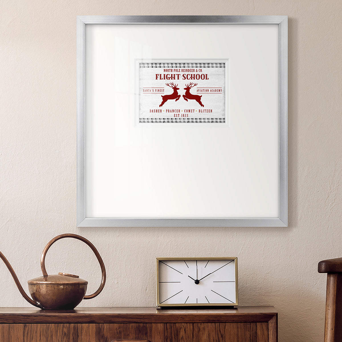 Flight School Premium Framed Print Double Matboard