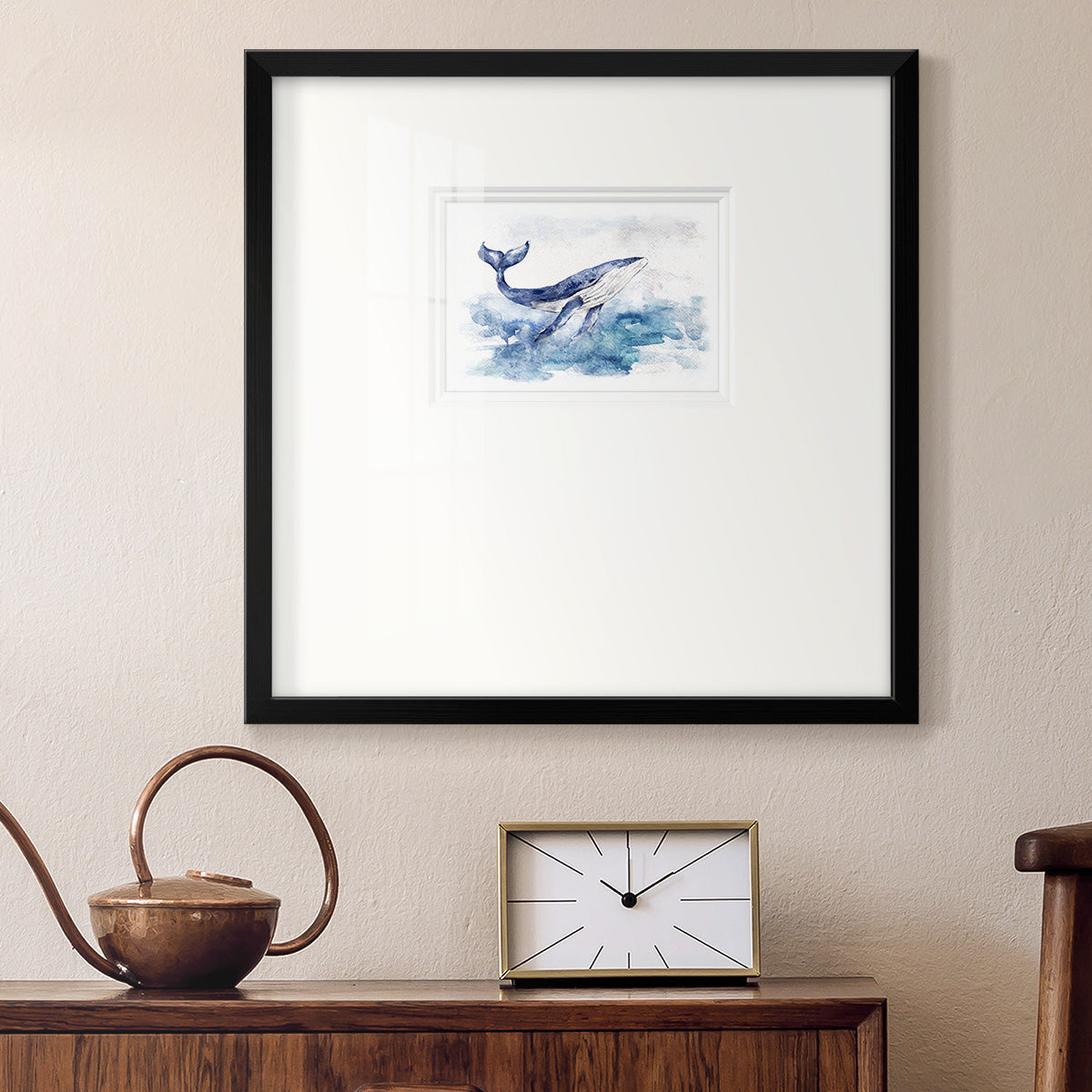 Beautiful Breach Premium Framed Print Double Matboard