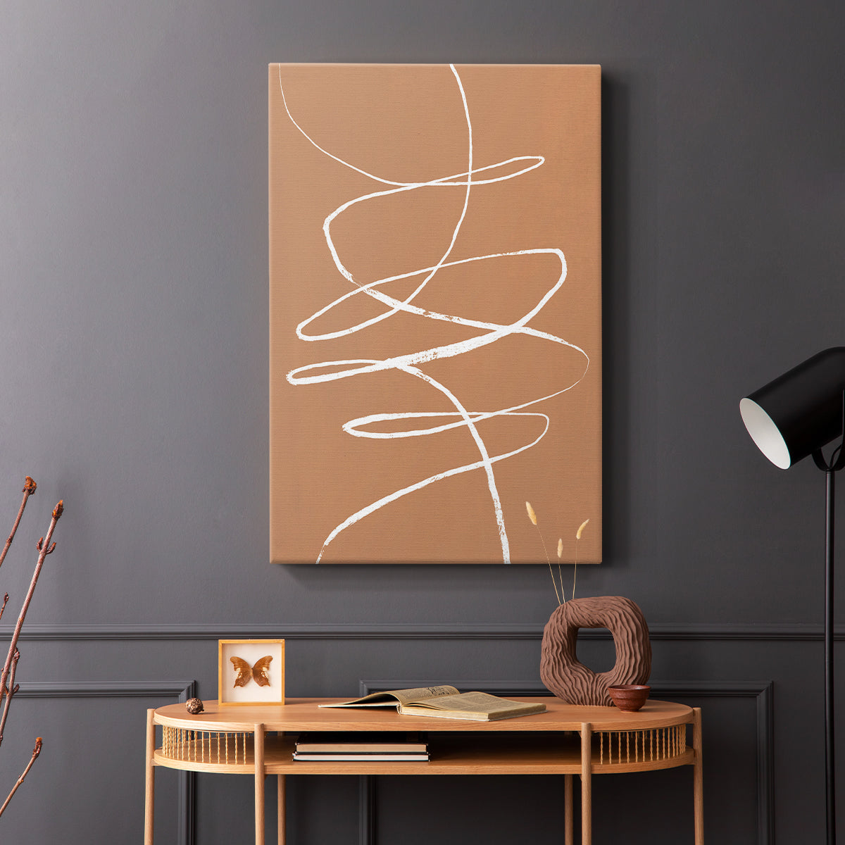 Terracotta Drift II - Canvas Art Print
