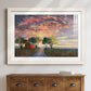 Fire in the Sky - Barnwood Framed Art Print