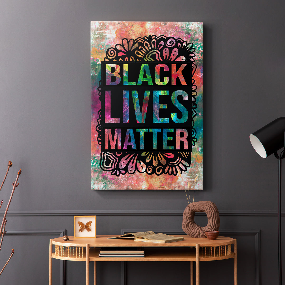 Graffiti Black Lives Matter - Canvas Art Print