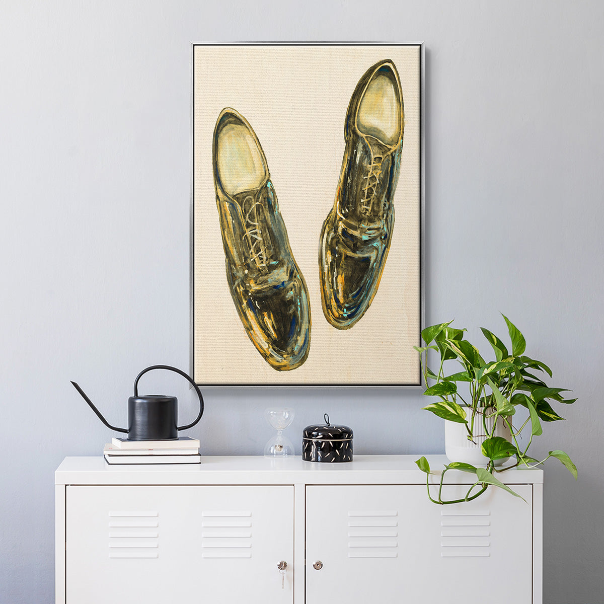 The Shoe Fits I V1 Framed Premium Gallery Wrapped Canvas - Ready to Hang