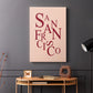 City Center Type II - Canvas Art Print