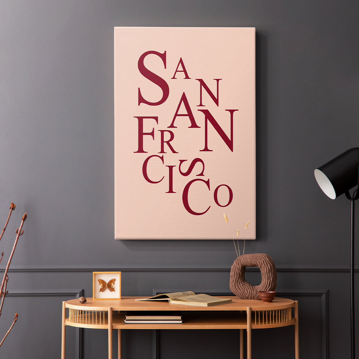 City Center Type II - Canvas Art Print