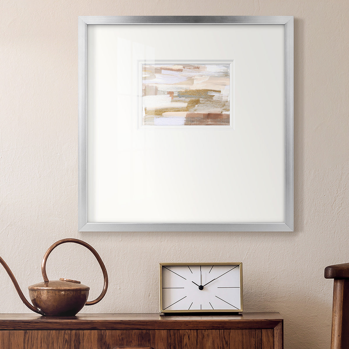 Gold Quartz II Premium Framed Print Double Matboard