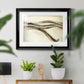 Catching a Metallic Wave - Modern Framed Art Print
