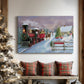 Soft Linen Lantern at Night - Canvas Art Print