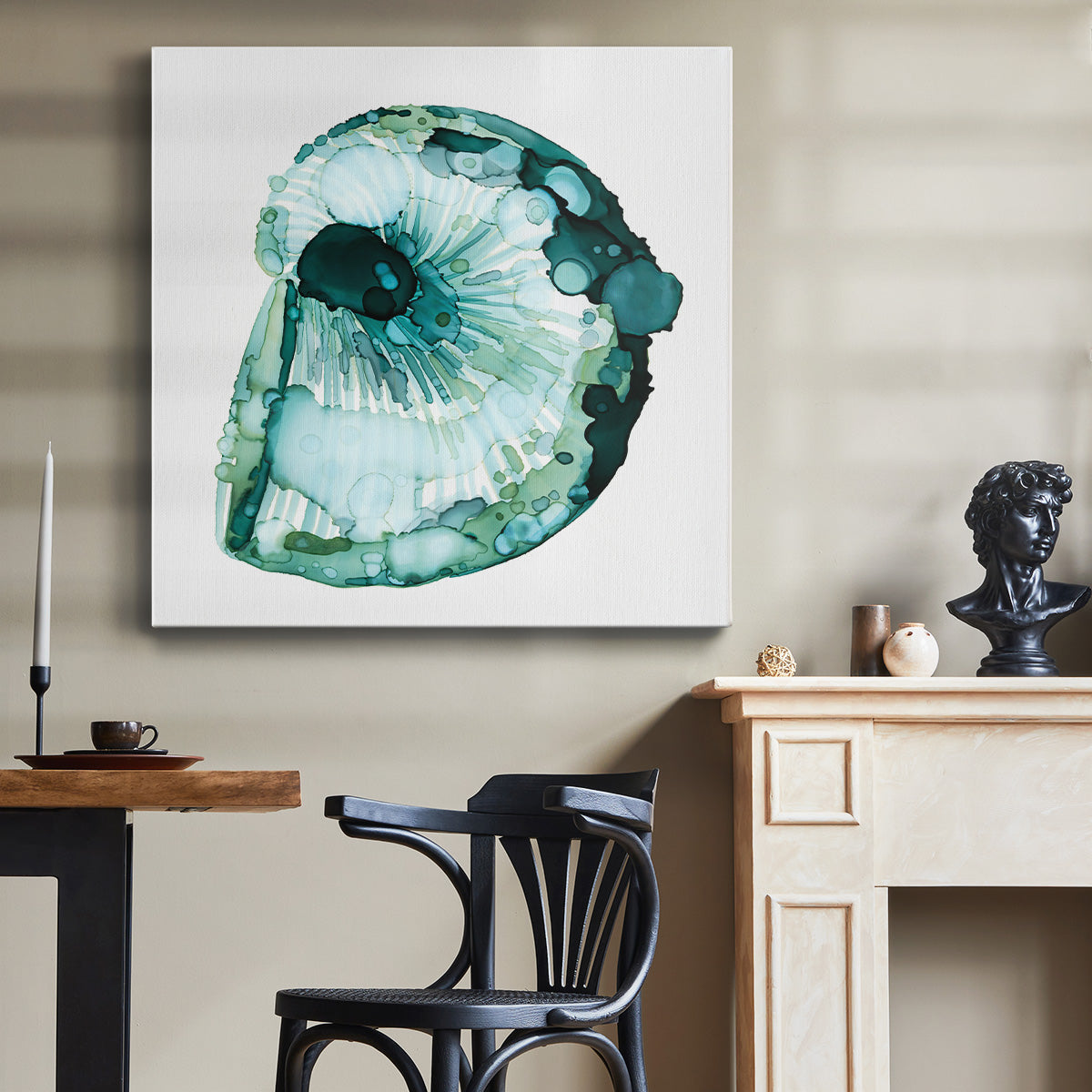 Blue Barnacle II - Canvas Art Print