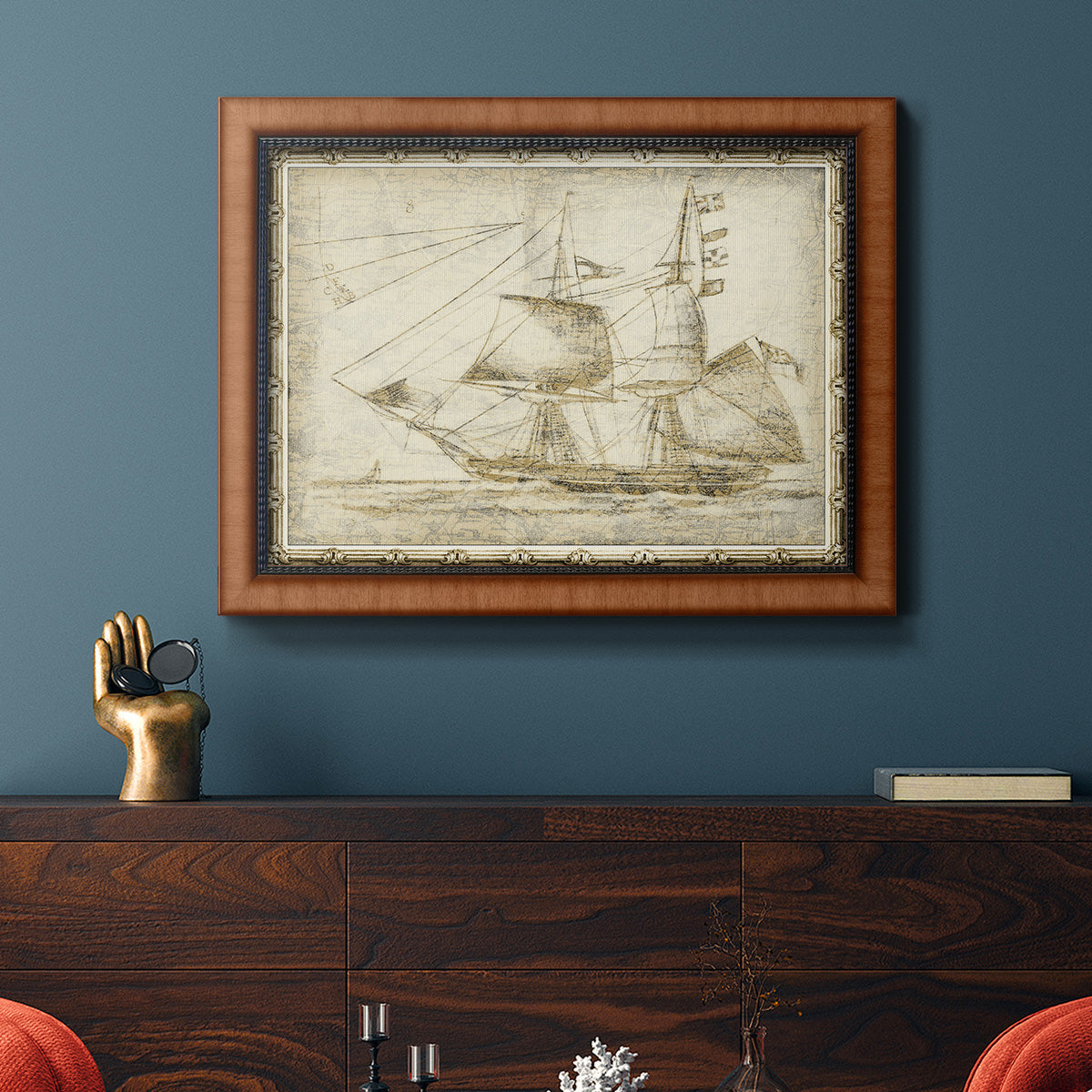 Ghost Ship II Premium Framed Canvas- Ready to Hang