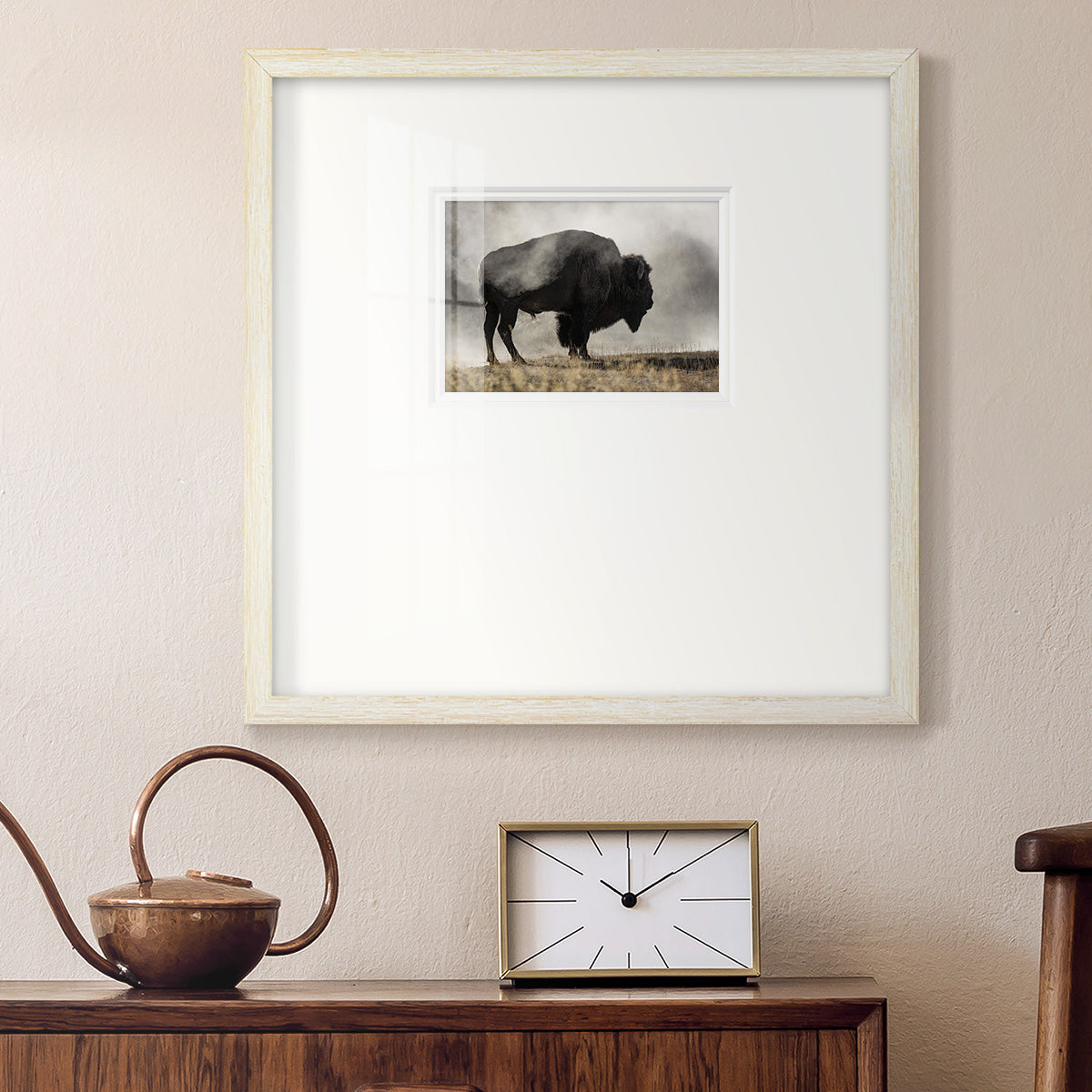 Geyser Basin Premium Framed Print Double Matboard