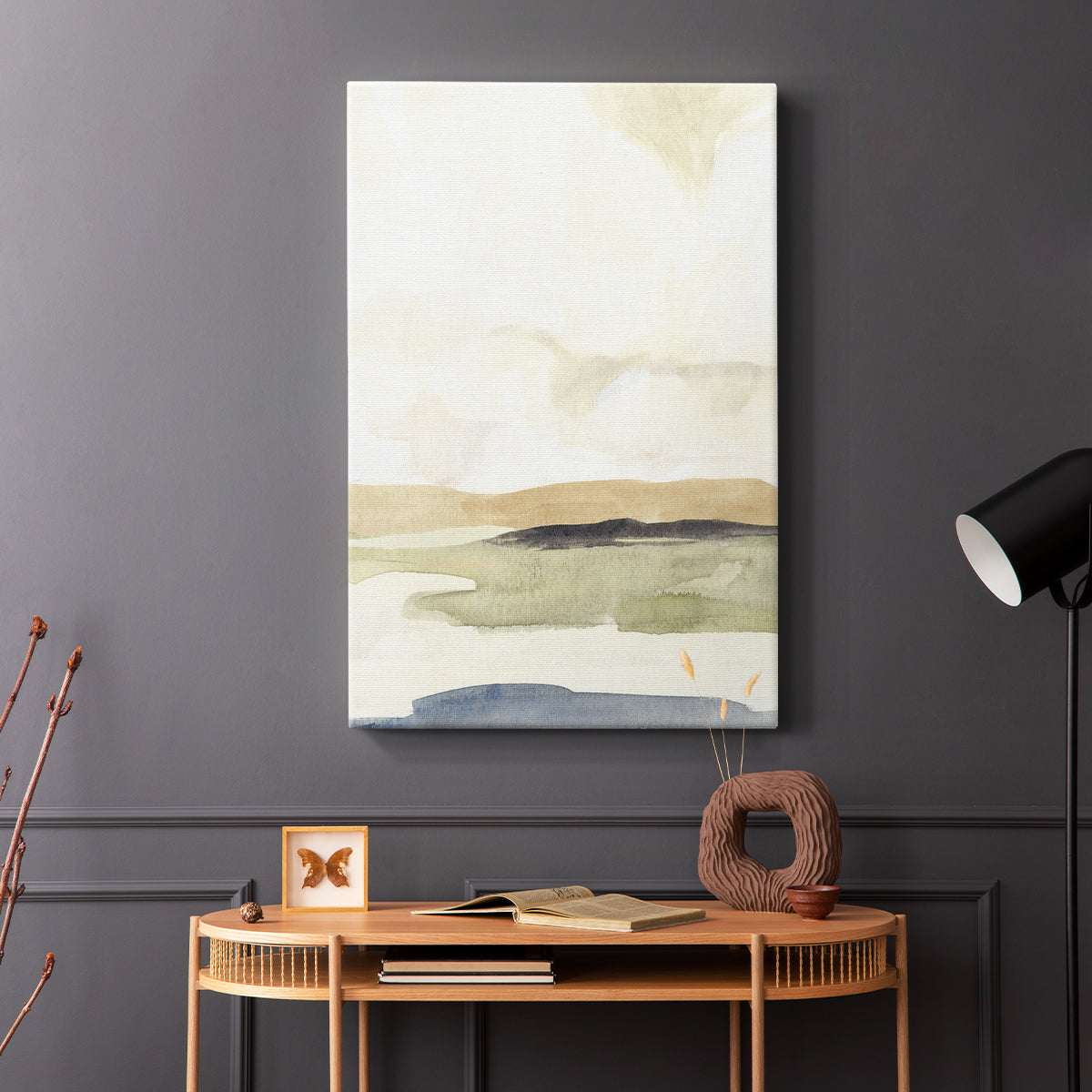 Slate Movement II - Canvas Art Print
