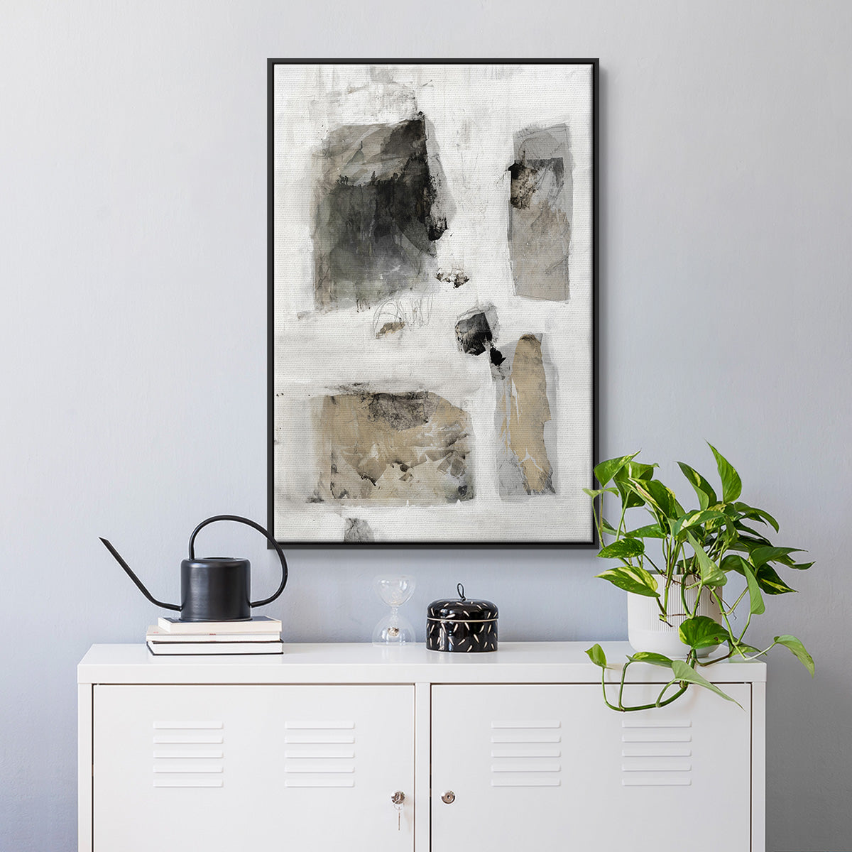 A Simple Love I V30 - Floater Framed Canvas Print