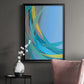 Circulating Flow I - Modern Framed Canvas Print