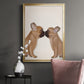 French Kiss Close Up I - Modern Framed Canvas Print
