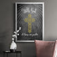With God Gold - Modern Framed Canvas Print