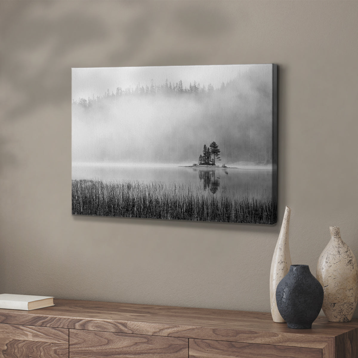 Island Fog - Canvas Art Print