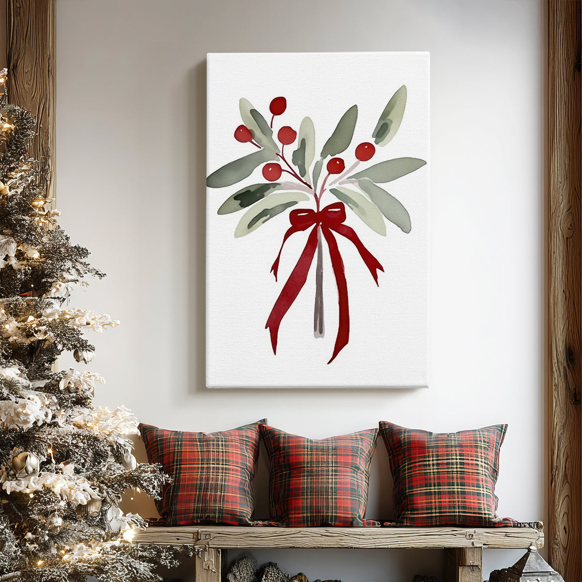 Wreath of Pearled Promise - Canvas Art Print