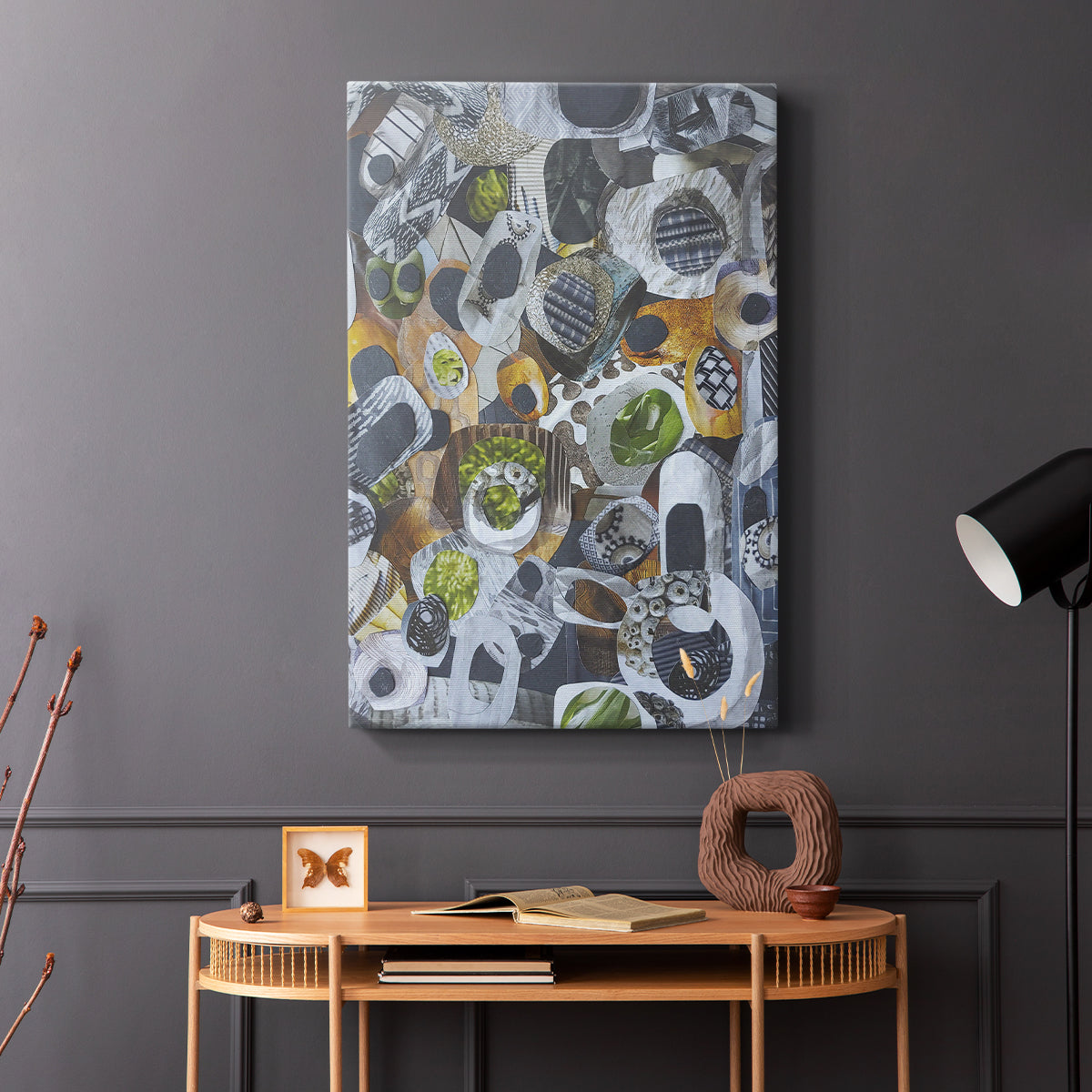 Big Sur Stones and Kelp - Canvas Art Print