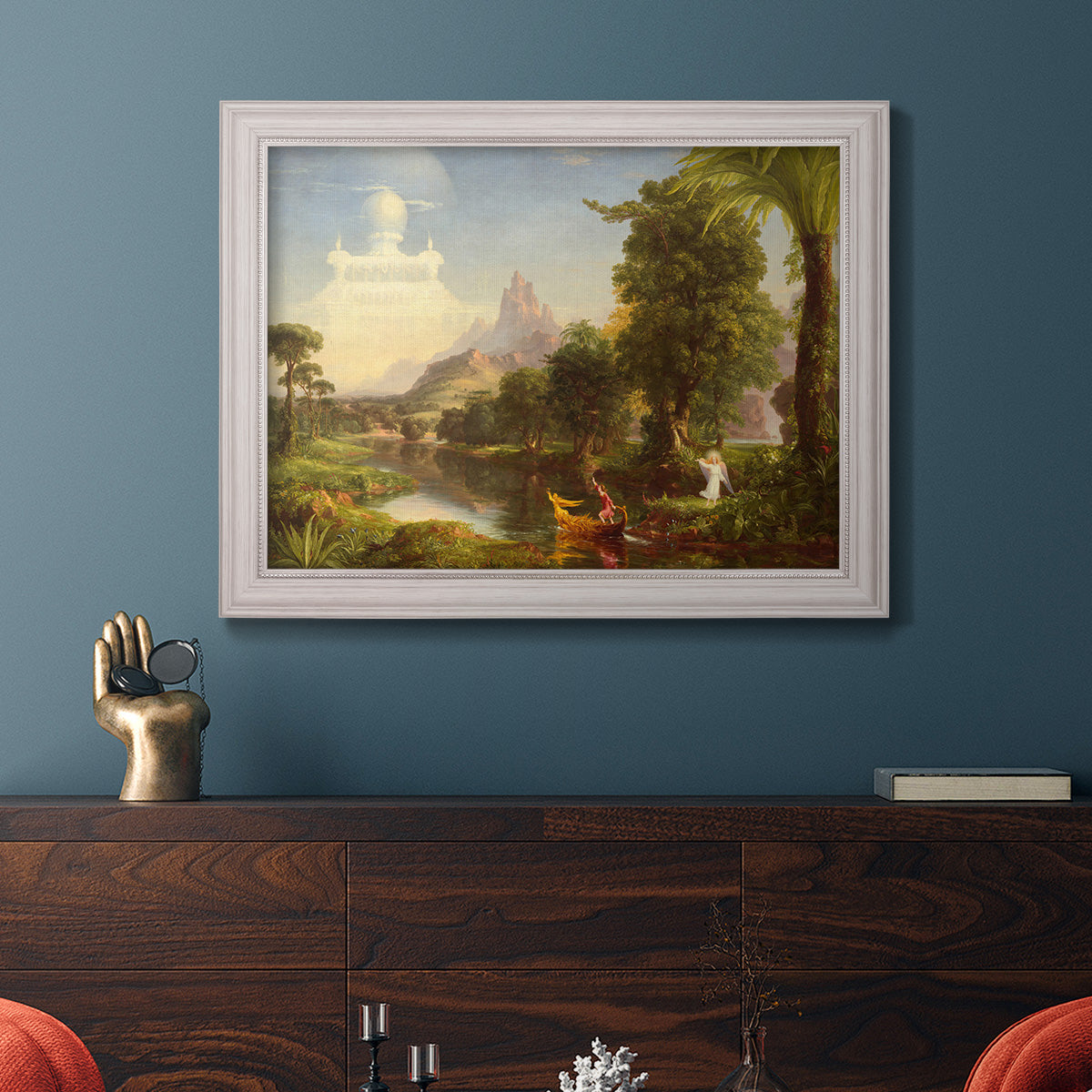 Voyage of Life: Youth - Ornate Framed Canvas Print