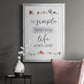 The Simple Things - Modern Framed Canvas Print