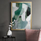 Turquoise Waters II - Modern Framed Canvas Print