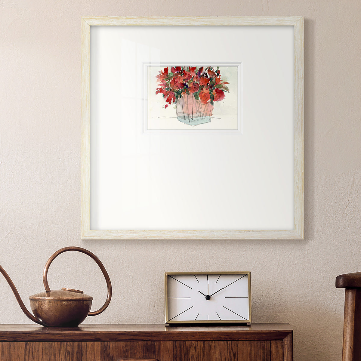 The Small Bunch II Premium Framed Print Double Matboard