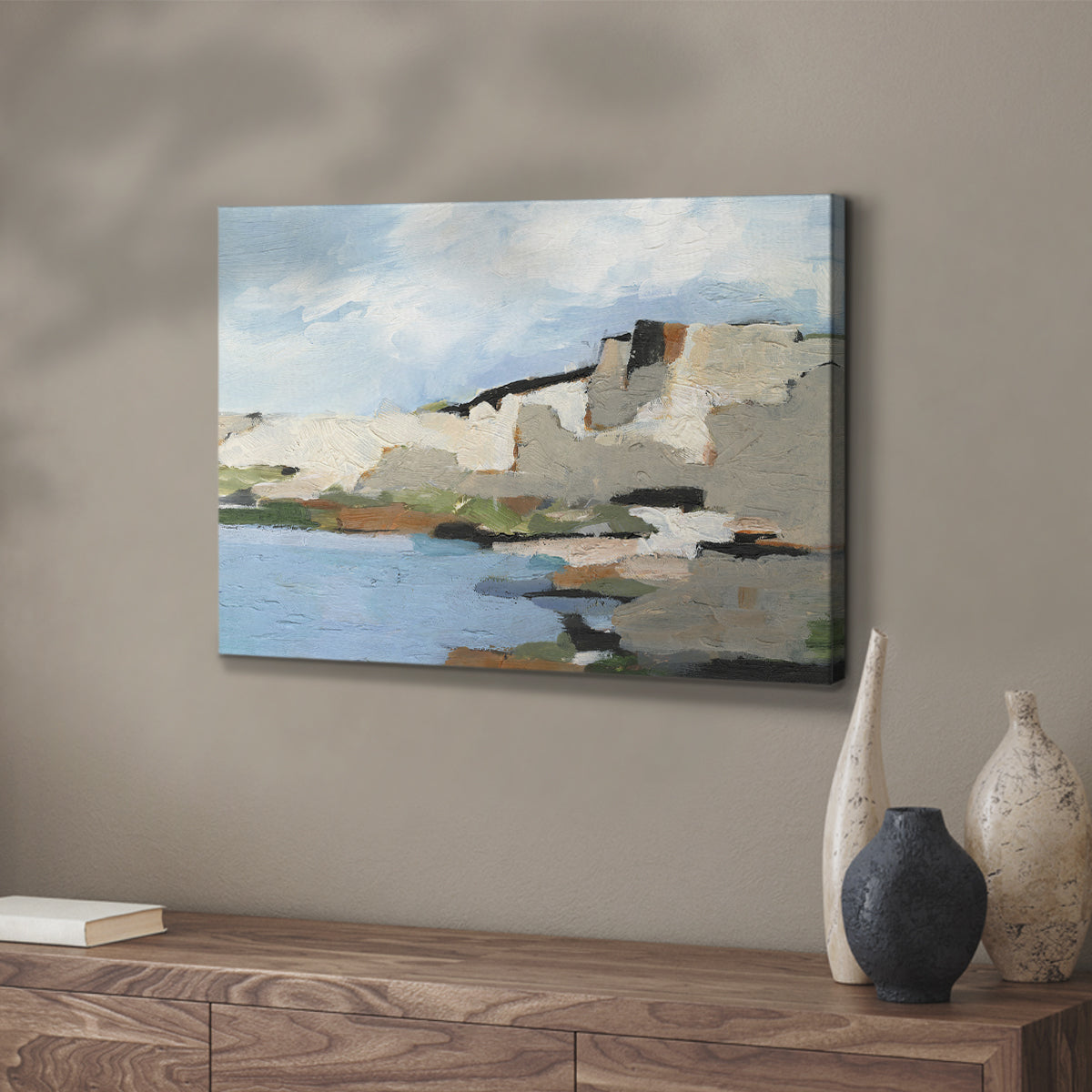 White Rock Cliffs II - Canvas Art Print